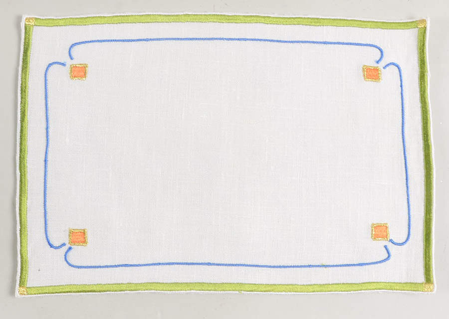 Tiger Raj Cloth Cocktail Napkin by Lynn Chase-1