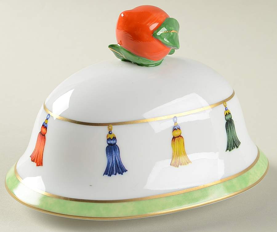 Tiger Raj Lid for Large Ginger Jar by Lynn Chase-1