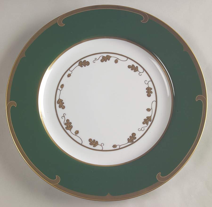 Winter Game Birds Green Service Plate (Charger) by Lynn Chase-1
