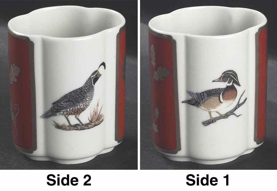 Winter Game Birds Red Cigarette Holder by Lynn Chase-1