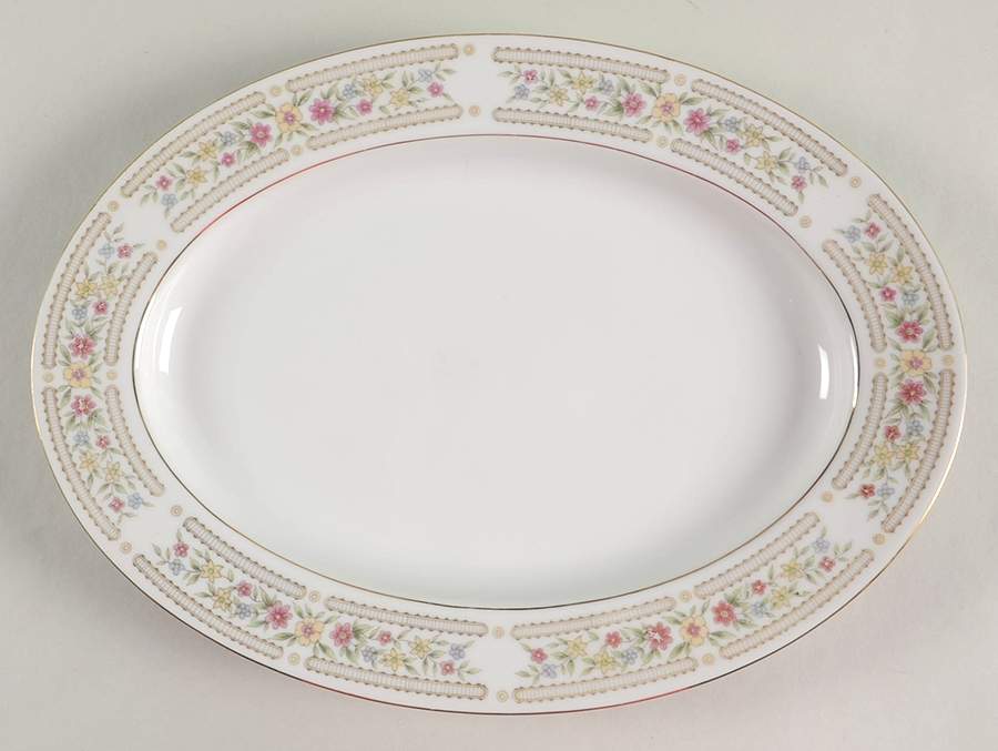 Chelsea 12" Oval Serving Platter by Crescent (Japan)-1
