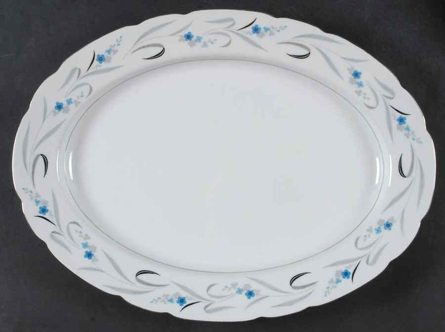 Seabreeze 16" Oval Serving Platter by Crescent (Japan)-1