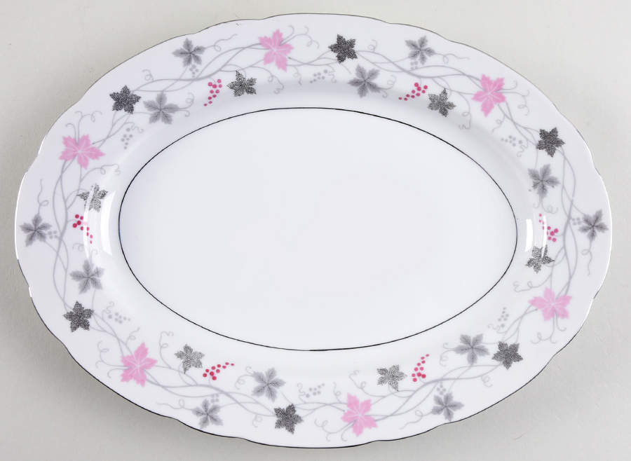 Twilight 12" Oval Serving Platter by Crescent (Japan)-1