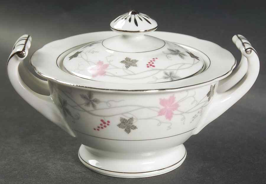 Twilight Sugar Bowl & Lid by Crescent (Japan)-1