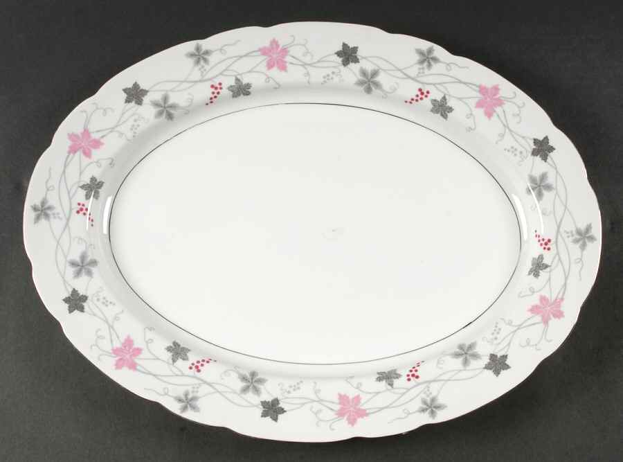 Twilight 16" Oval Serving Platter by Crescent (Japan)-1