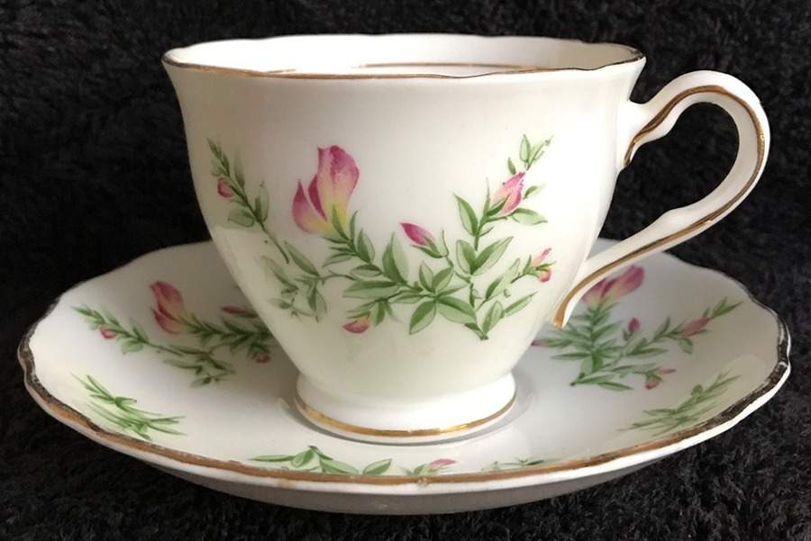 CSX2 Footed Cup & Saucer Set by Crown Essex-1