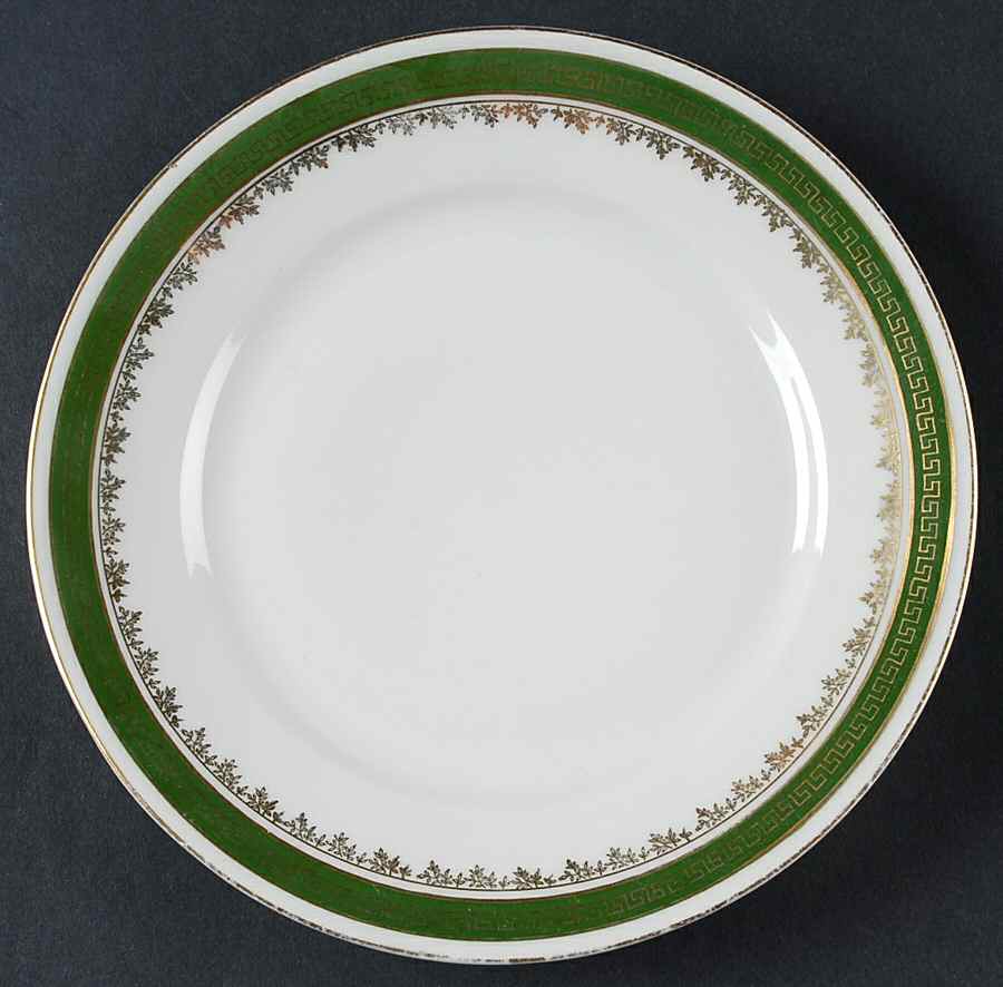 21170 Green (Altwasser) Salad Plate by Carl Tielsch-1