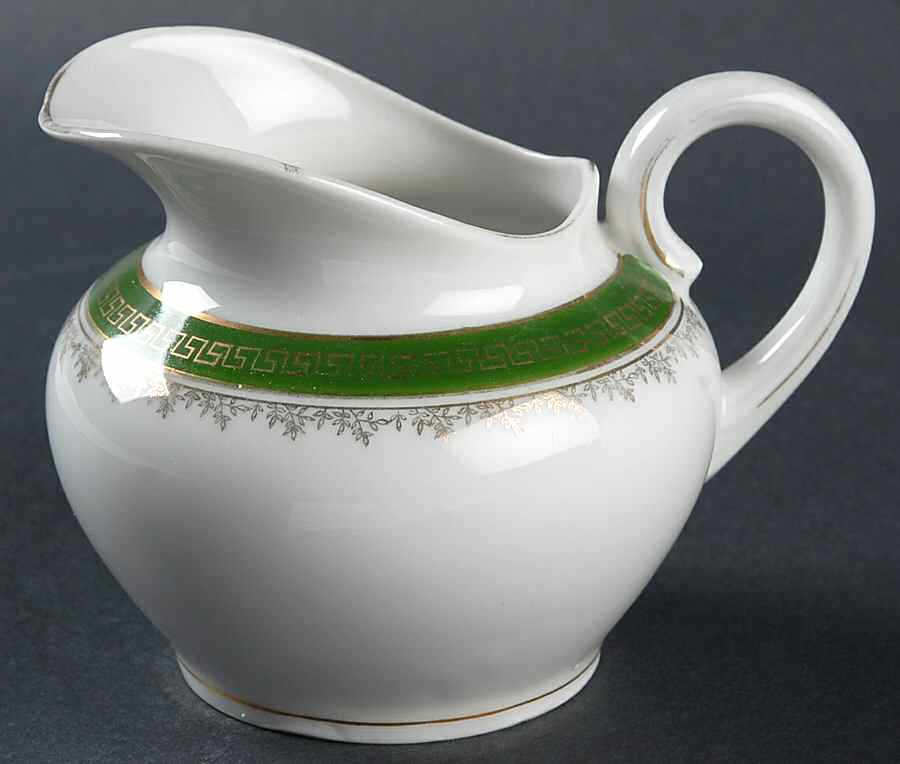 21170 Green (Altwasser) Mini Creamer by Carl Tielsch-1