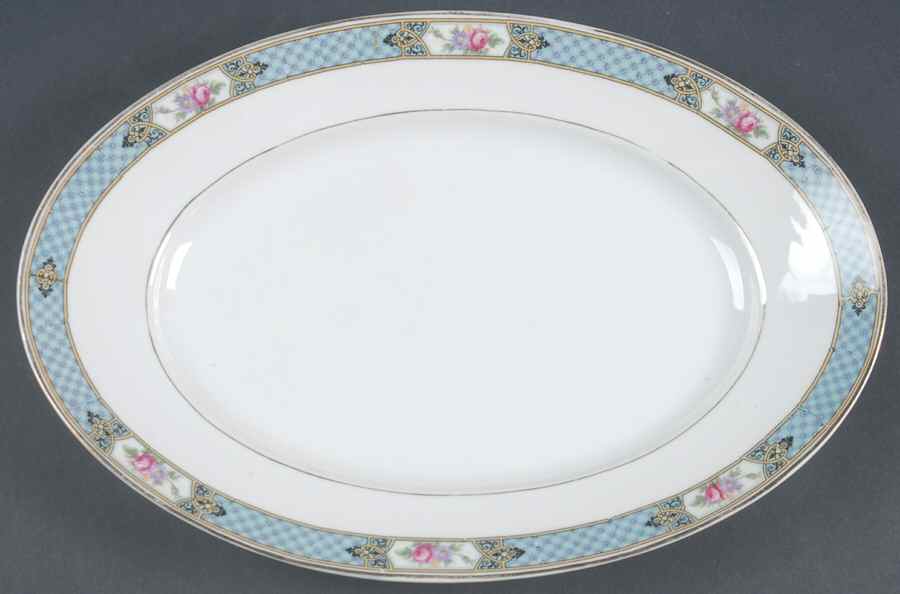 2241 (Altwasser) 12" Oval Serving Platter by Carl Tielsch-1