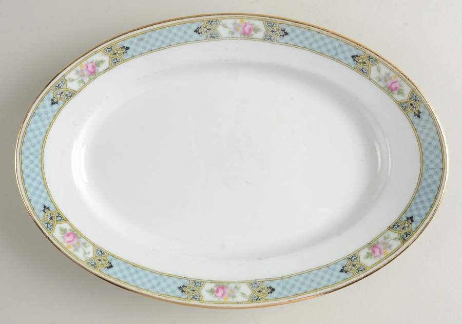 2241 (Altwasser) 11" Oval Serving Platter by Carl Tielsch-1