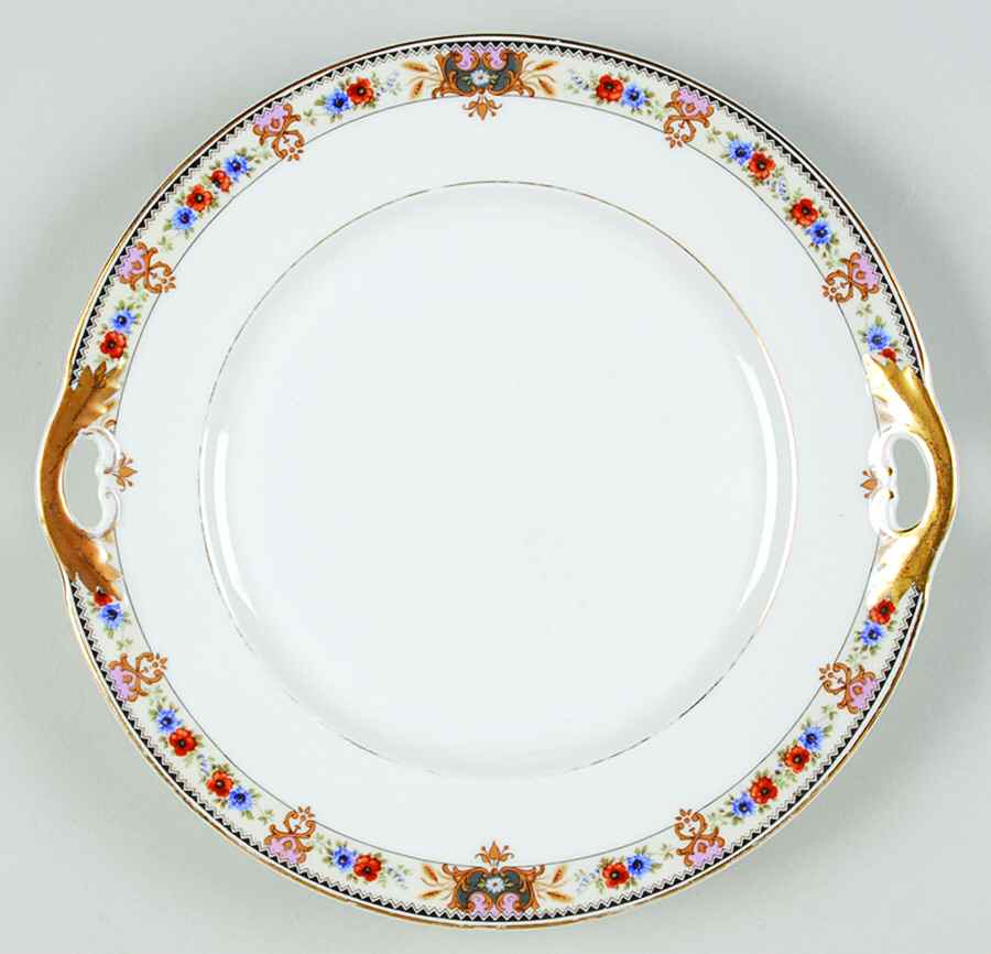 2251 Handled Cake Plate by Carl Tielsch-1