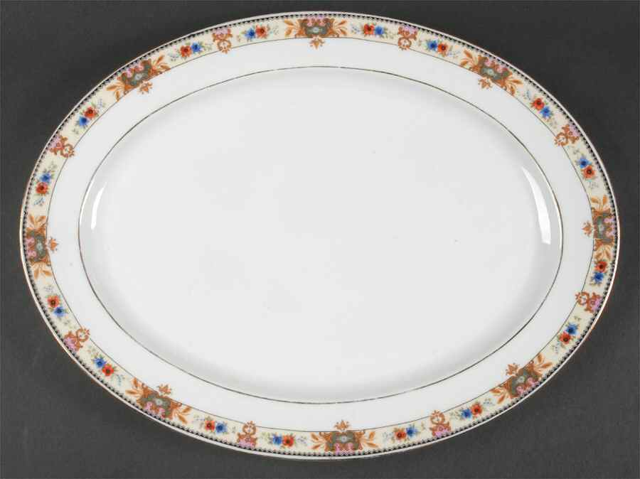 2251 15" Oval Serving Platter by Carl Tielsch-1