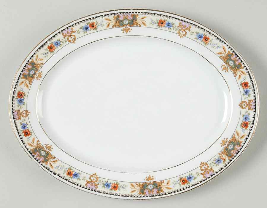 2251 9" Oval Serving Platter by Carl Tielsch-1