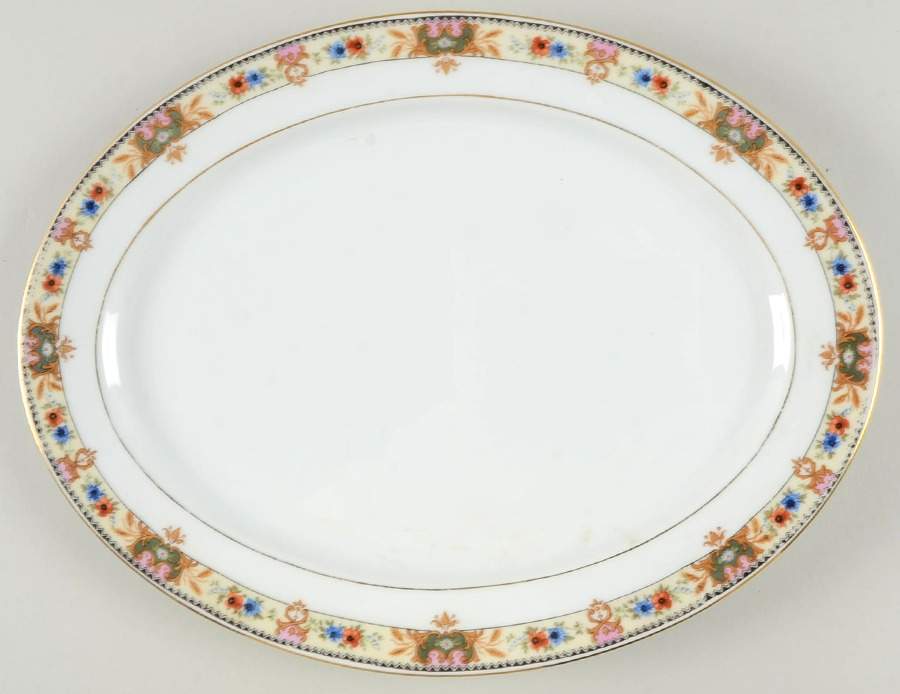 2251 12" Oval Serving Platter by Carl Tielsch-1