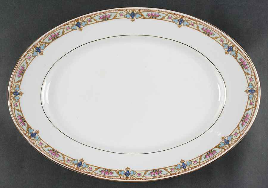 2261 14" Oval Serving Platter by Carl Tielsch-1