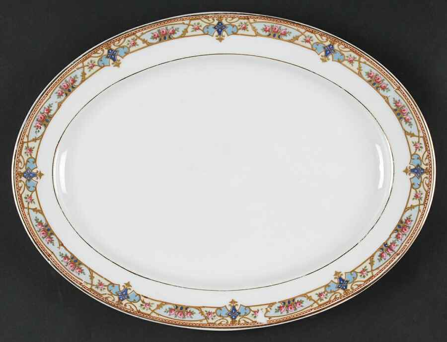 2261 12" Oval Serving Platter by Carl Tielsch-1