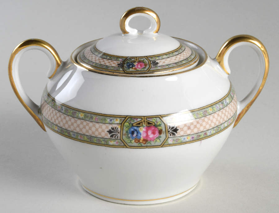 2335 Sugar Bowl & Lid by Carl Tielsch-1