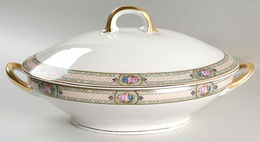 2335 Oval Covered Vegetable by Carl Tielsch-1