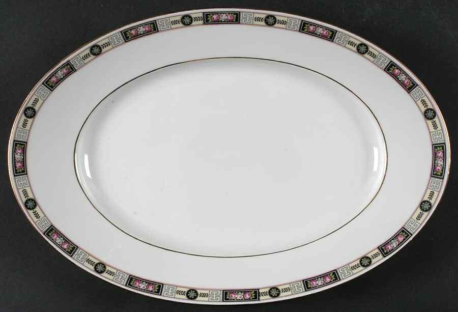 2131 12" Oval Serving Platter by Carl Tielsch-1