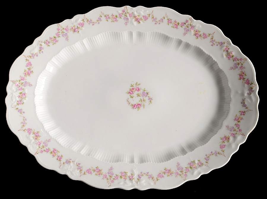 CTI22 14" Oval Serving Platter by Carl Tielsch-1