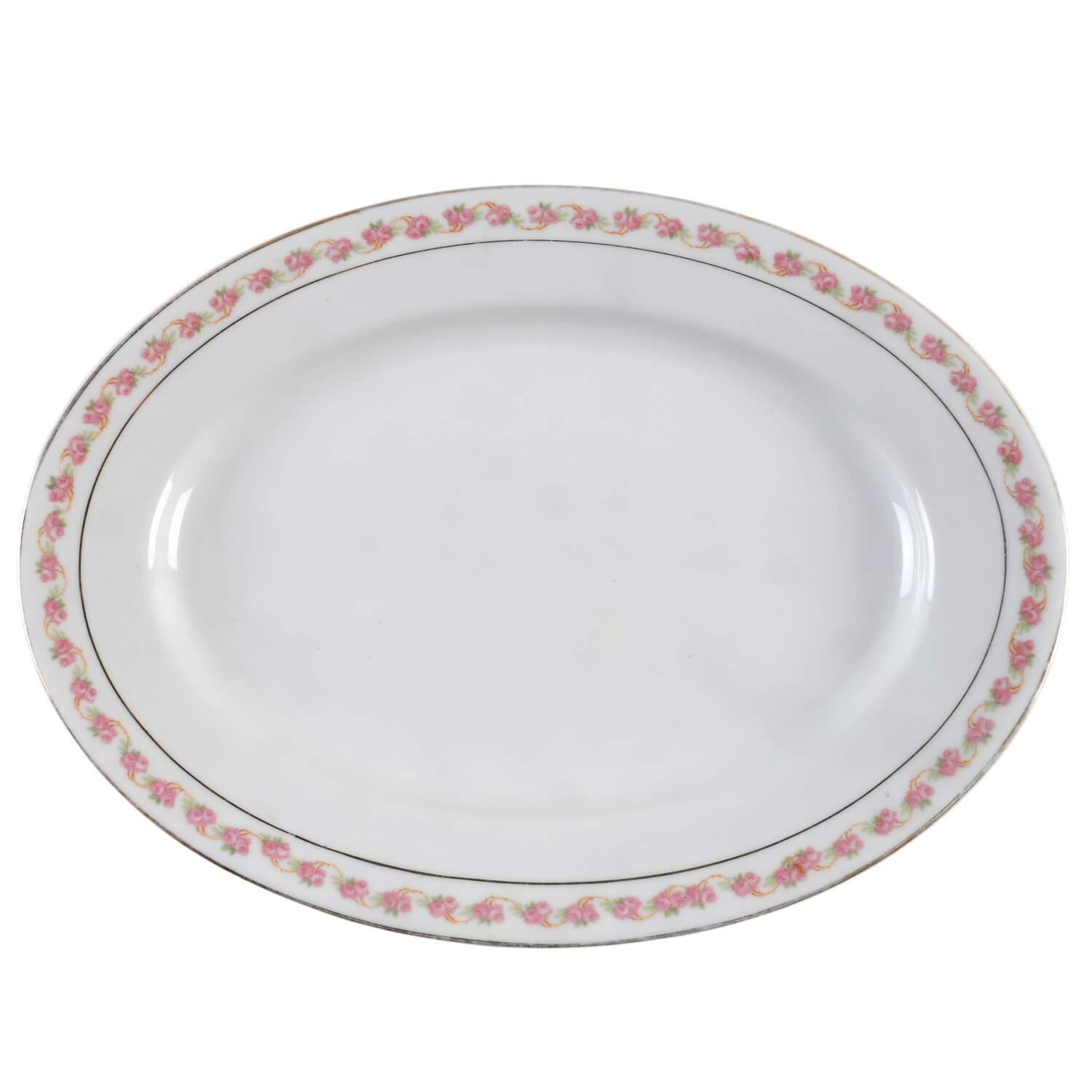 Princess (Altwasser) 11" Oval Serving Platter by Carl Tielsch-1