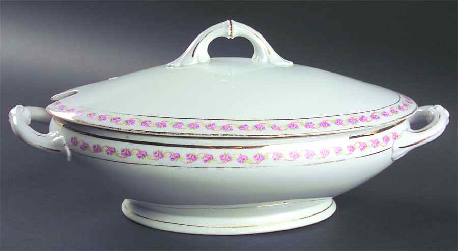 Princess (Altwasser) Tureen &  Lid by Carl Tielsch-1
