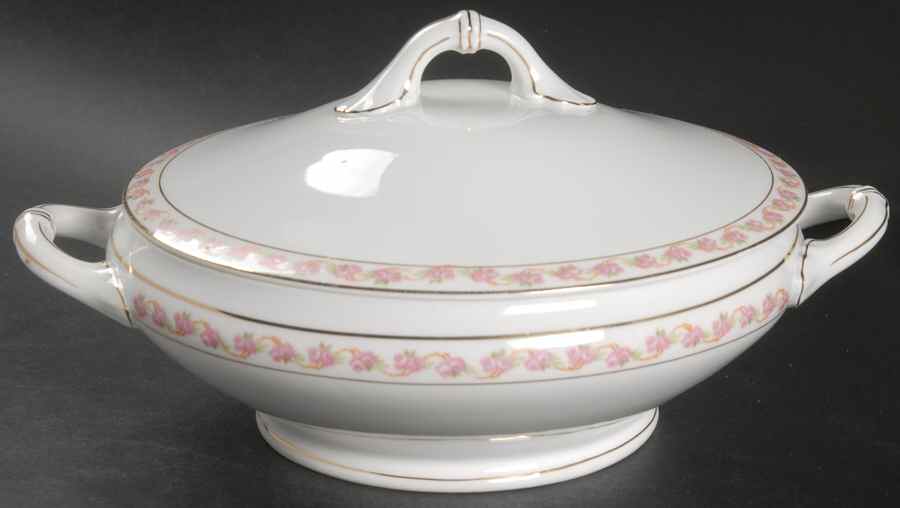 Princess (Altwasser) Round Covered Vegetable by Carl Tielsch-1