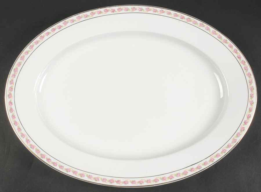 Princess (Altwasser) 16" Oval Serving Platter by Carl Tielsch-1