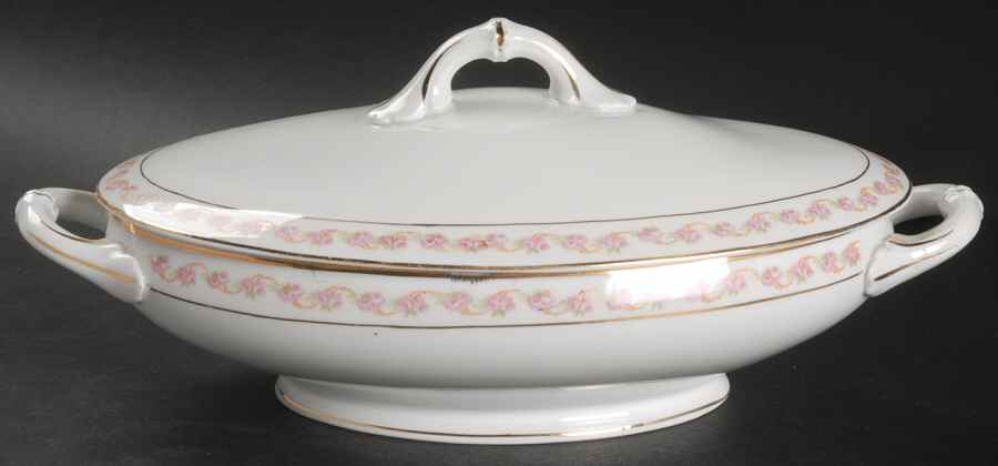 Princess (Altwasser) Oval Covered Vegetable by Carl Tielsch-1