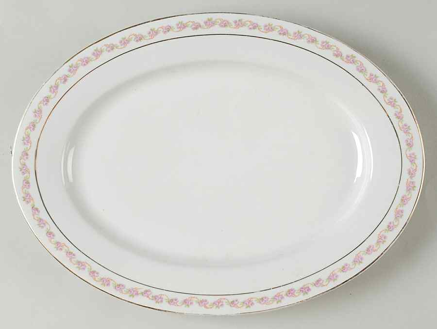 Princess (Altwasser) 12" Oval Serving Platter by Carl Tielsch-1