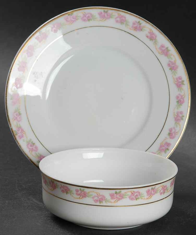 Princess (Altwasser) Ramekin & Saucer Set by Carl Tielsch-1