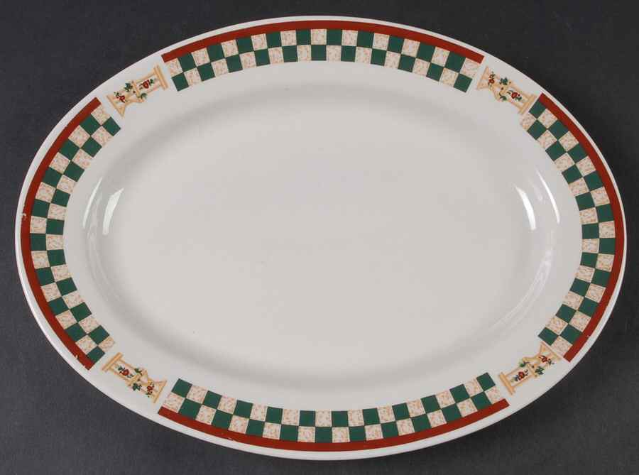 Country Inn Collection 11" Oval Serving Platter by Citation-1