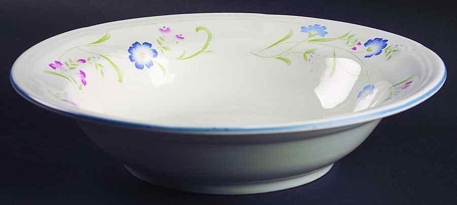 Shades Crest 9" Round Vegetable Bowl by Citation-1