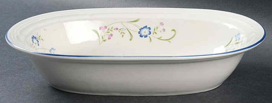 Shades Crest 10" Oval Vegetable Bowl by Citation-1