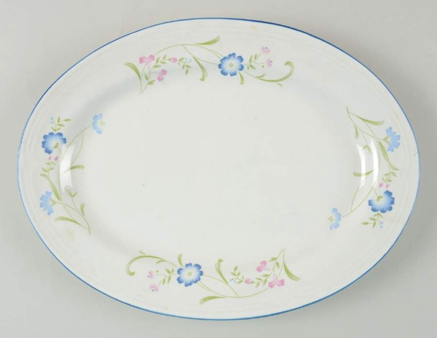 Shades Crest 11" Oval Serving Platter by Citation-1