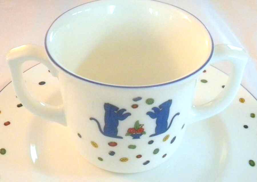La Maison Des Enfants 2 Handled Mug by Cartier-1
