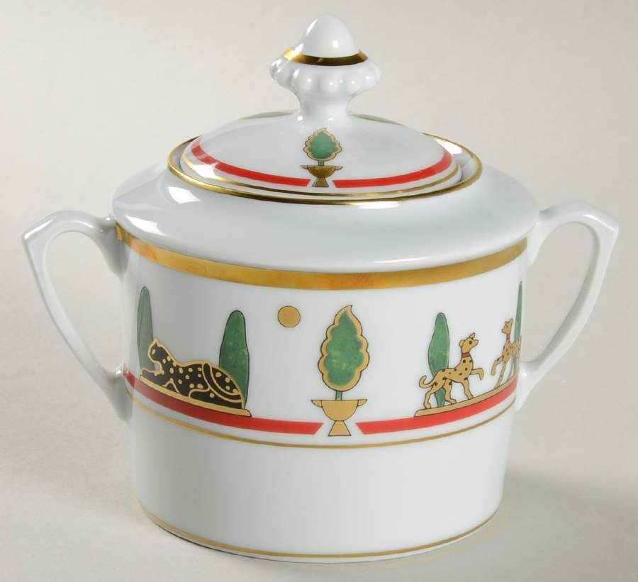 La Maison De Louis Cartier Sugar Bowl & Lid by Cartier-1