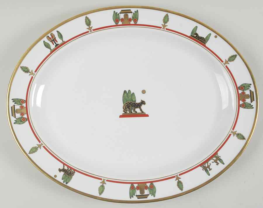 La Maison De Louis Cartier 15" Oval Serving Platter by Cartier-1