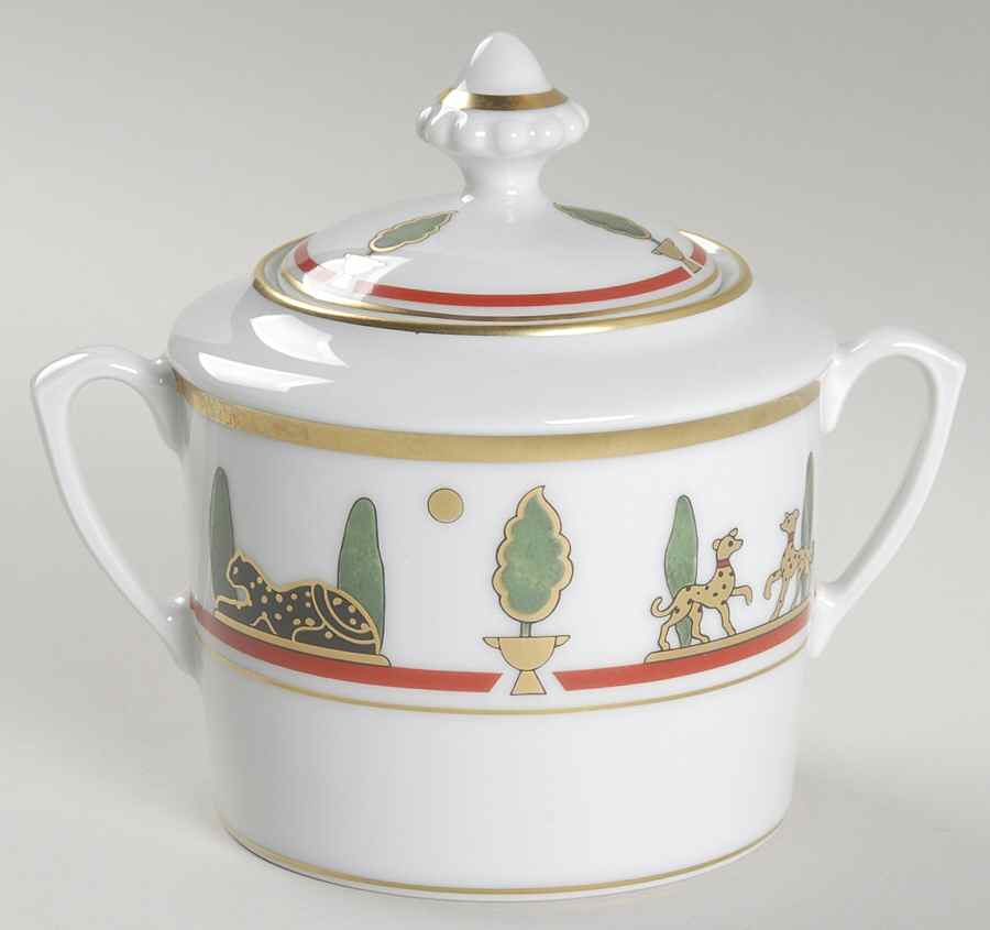 La Maison De Louis Cartier Sugar Bowl & Lid by Cartier-1