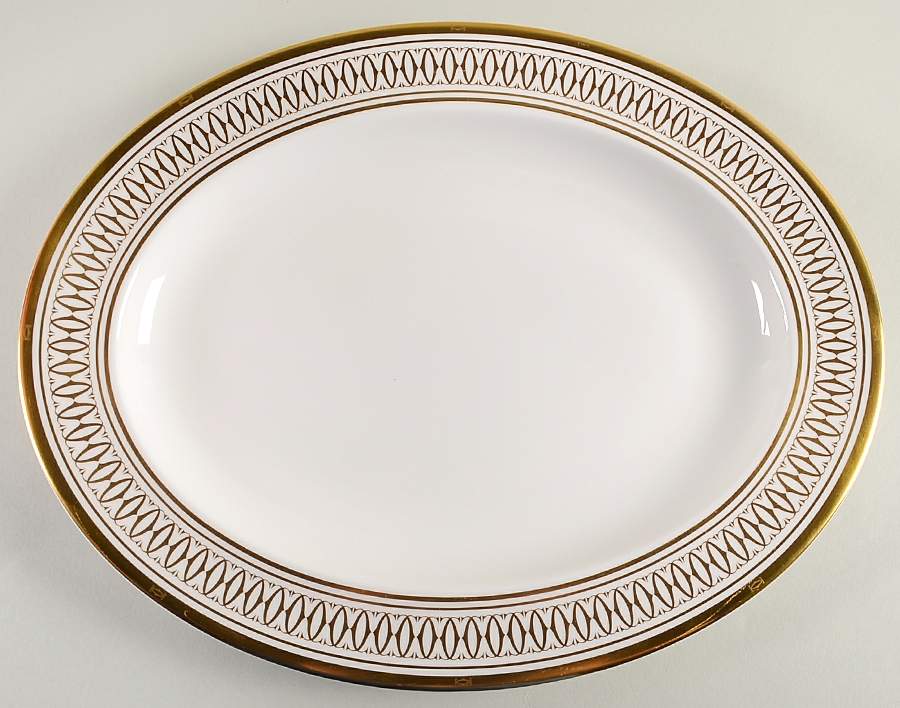 La Maison Des Must 13" Oval Serving Platter by Cartier-1
