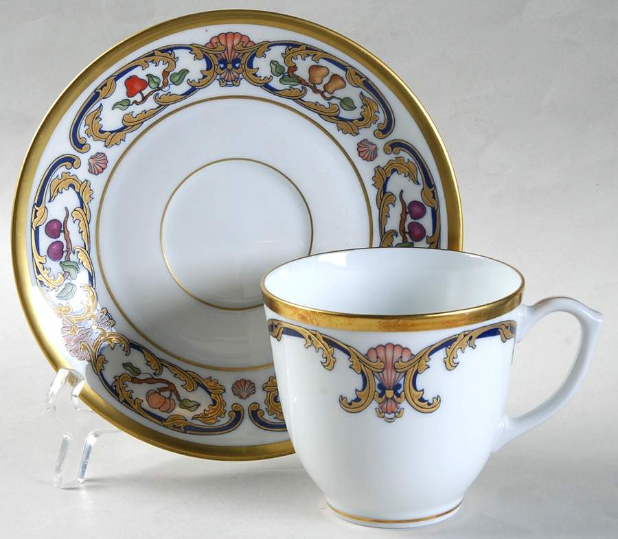 La Maison Du Prince Flat Cup & Saucer Set by Cartier-1