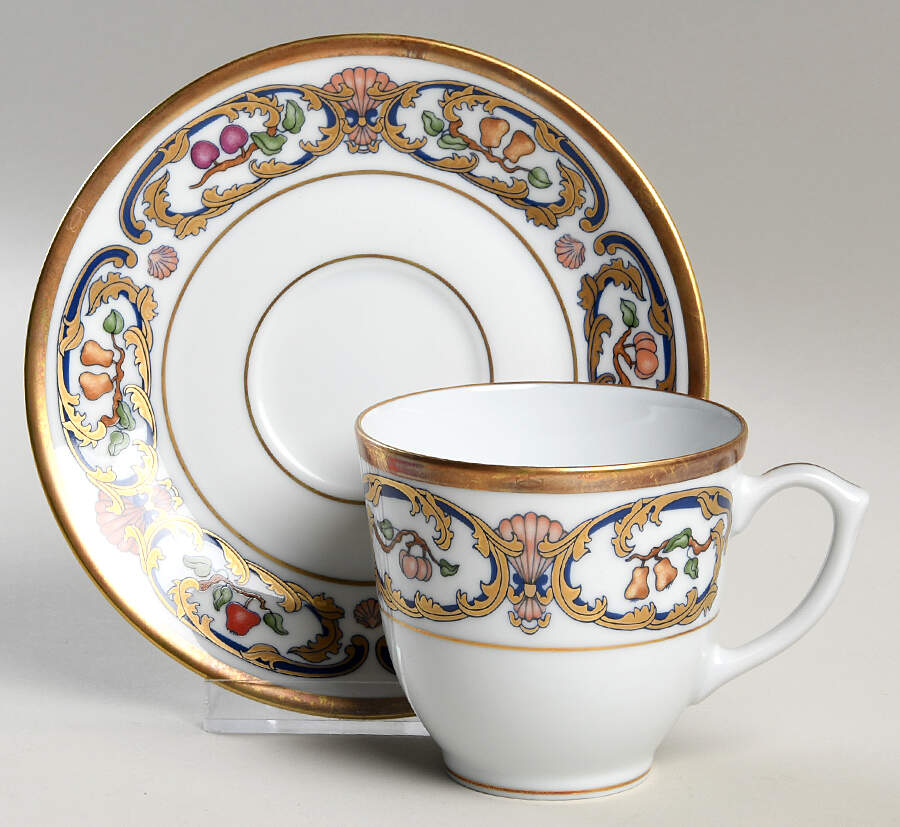 La Maison Du Prince Flat Cup & Saucer Set by Cartier-1
