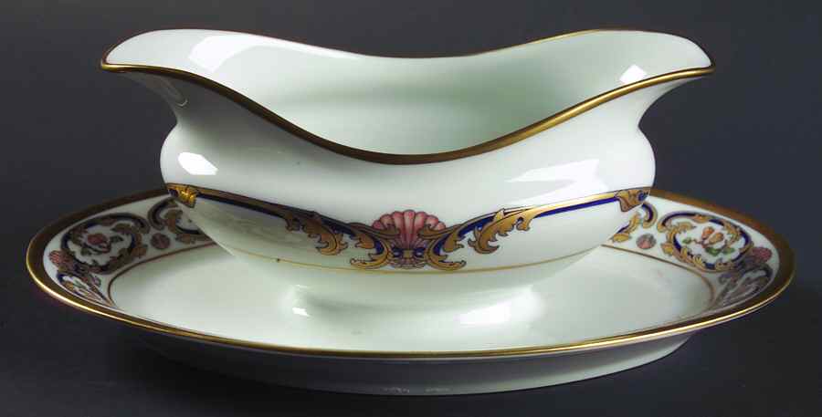 La Maison Du Prince Gravy Boat with Attached Underplate by Cartier-1
