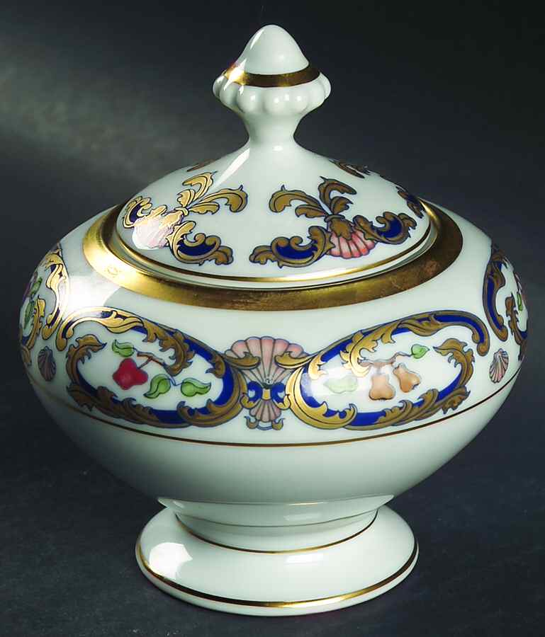 La Maison Du Prince Sugar Bowl & Lid by Cartier-1