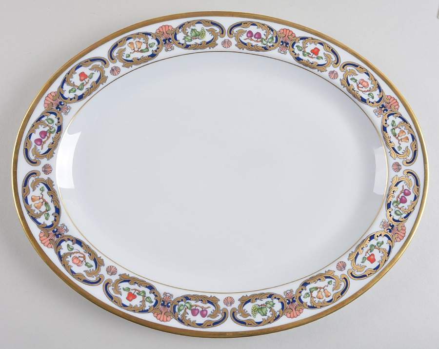 La Maison Du Prince 15" Oval Serving Platter by Cartier-1