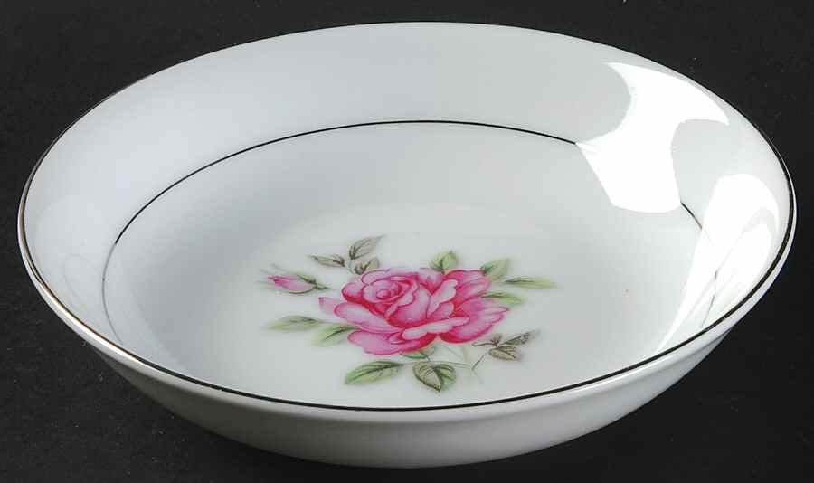 Brittany Rose Fruit/Dessert (Sauce) Bowl by Correct Table Serv-1