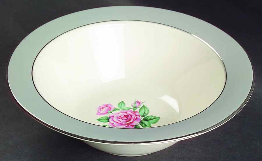 Brittany Rose Grey 9" Round Vegetable Bowl by Correct Table Serv-1