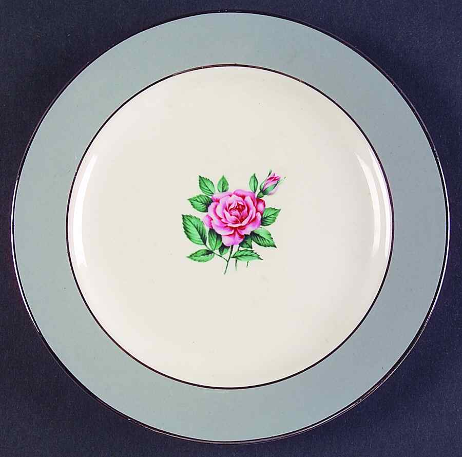 Brittany Rose Grey Bread & Butter Plate by Correct Table Serv-1