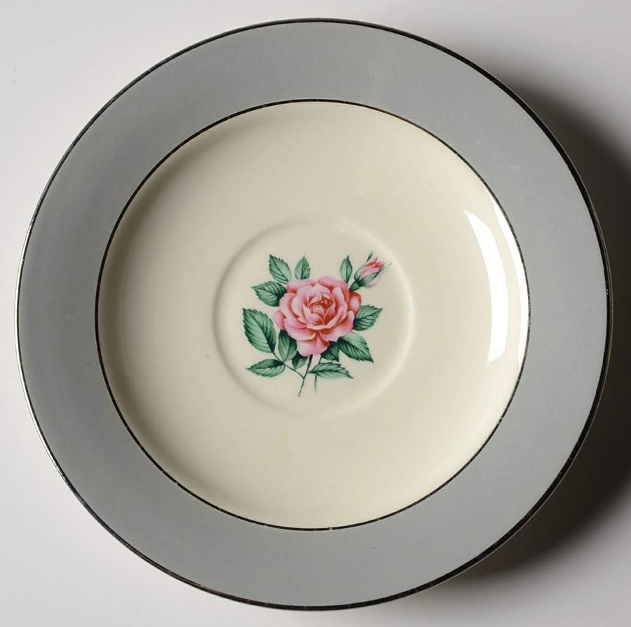 Brittany Rose Grey Saucer by Correct Table Serv-1