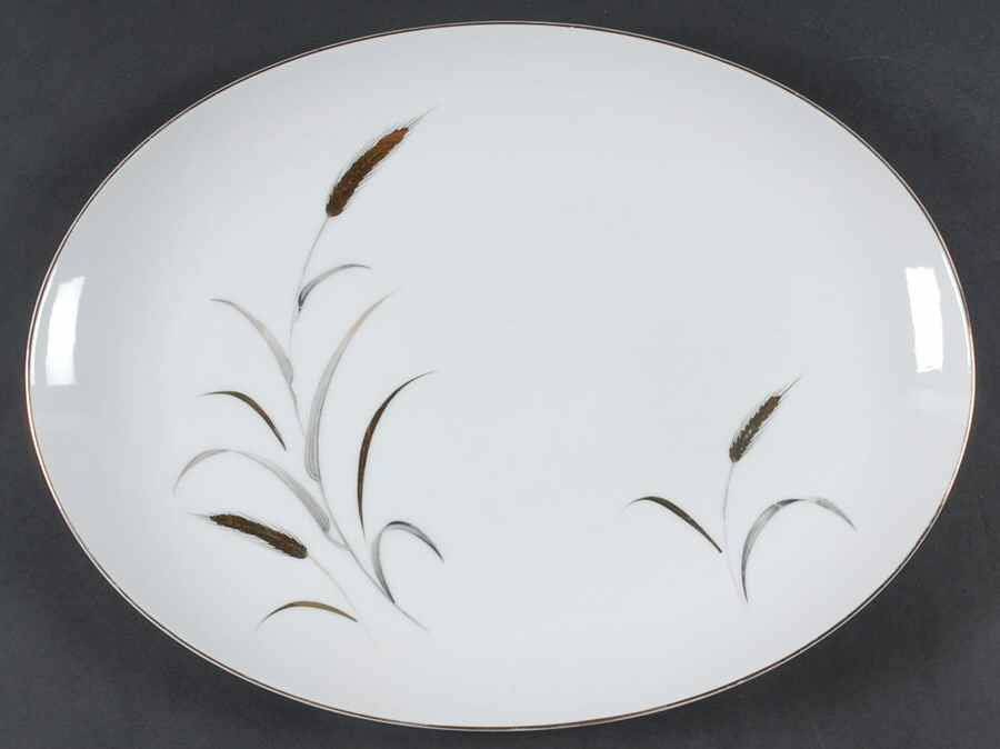 Eternal Harvest 14" Oval Serving Platter by Correct Table Serv-1